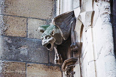 Gargoyle in Sacre Cour - Paris - France